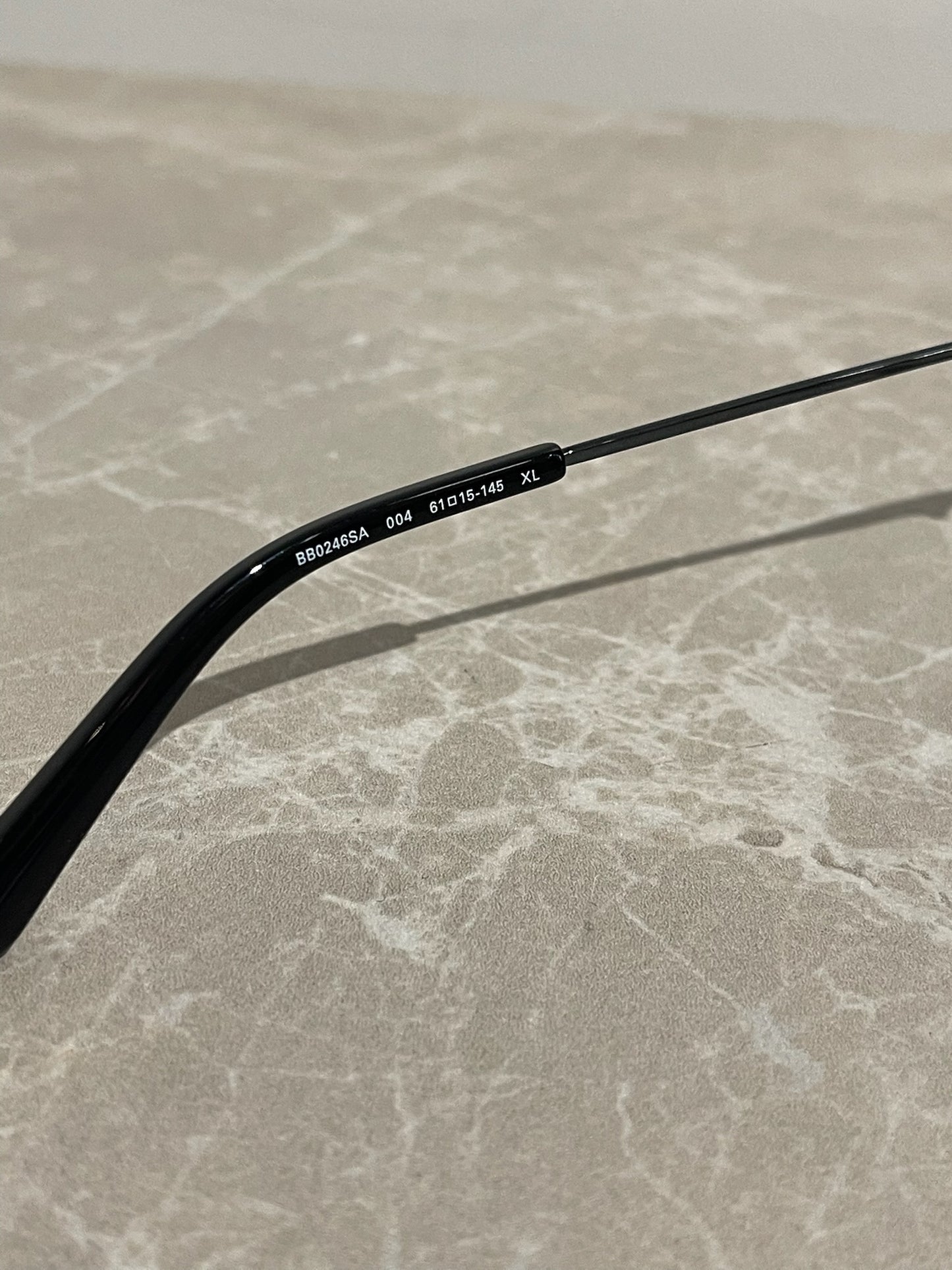 Lunettes Balenciaga Tag 2.0 noires