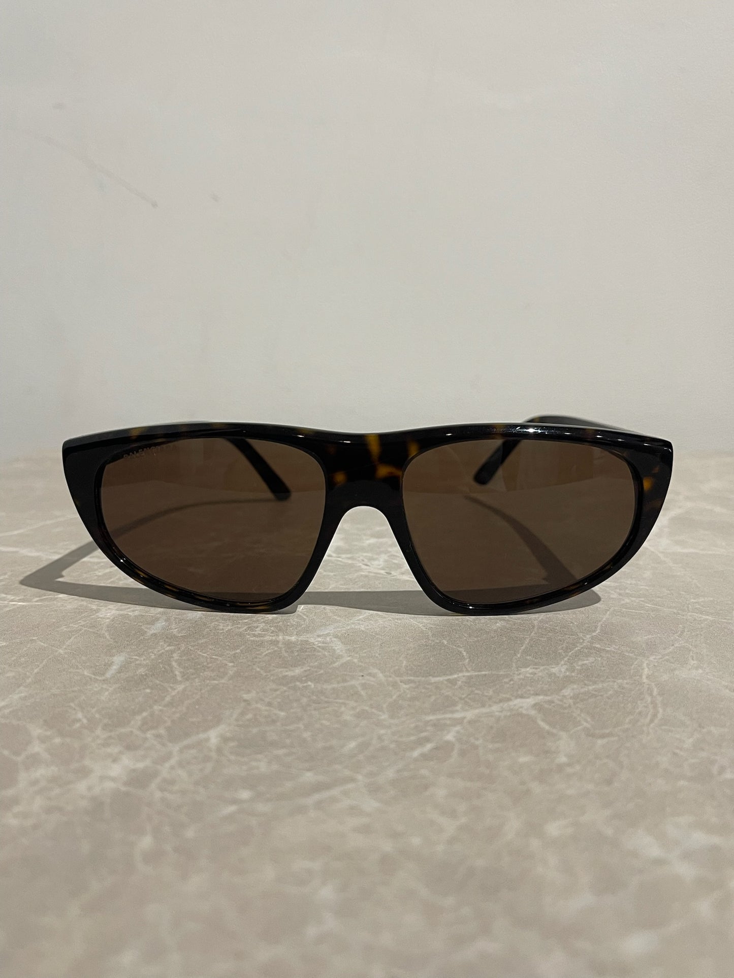 Lunettes de soleil Balenciaga écaille