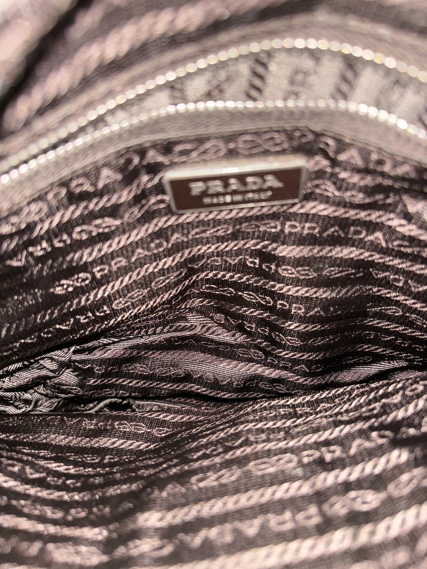 Sac Prada nylon ocre