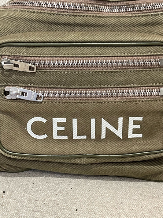 Sac ceinture Trekking Nylon Celine kaki