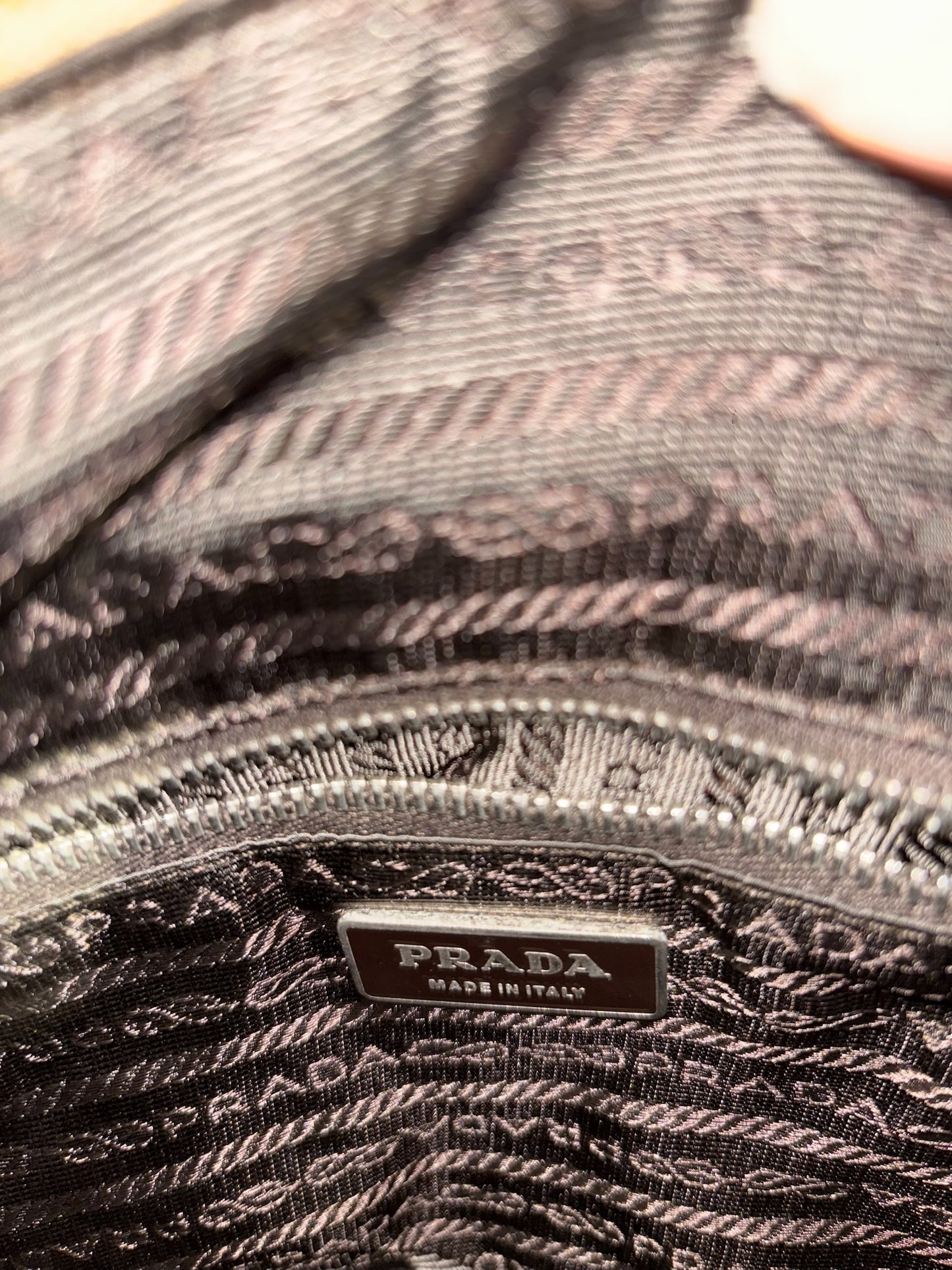 Sac Prada nylon ocre