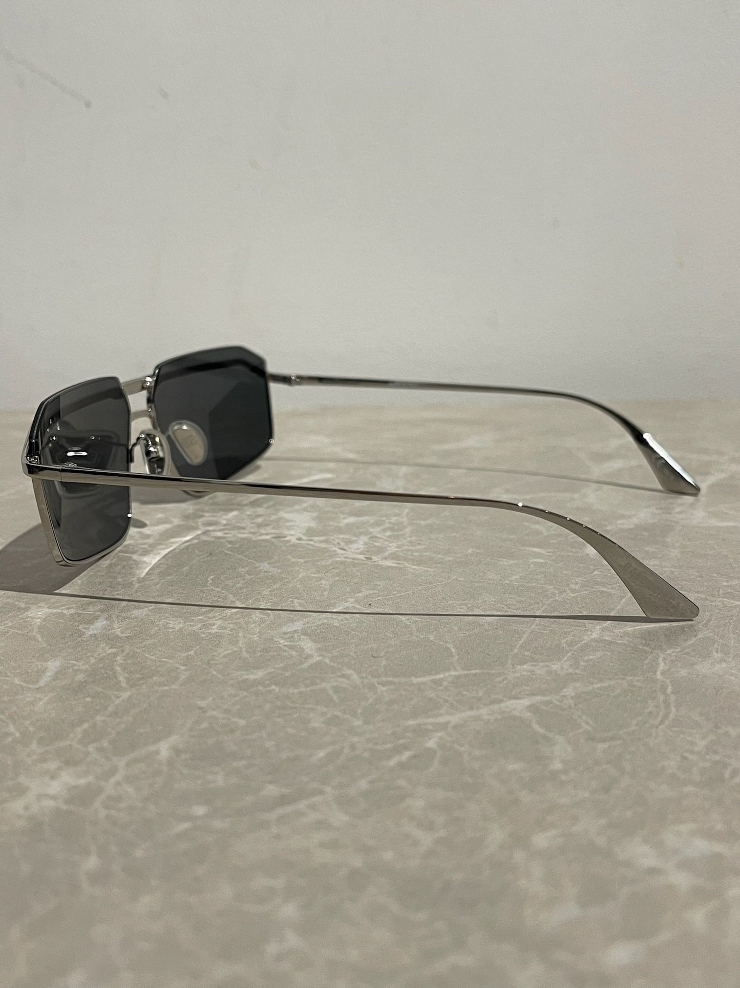 Lunettes de soleil Balenciaga argent