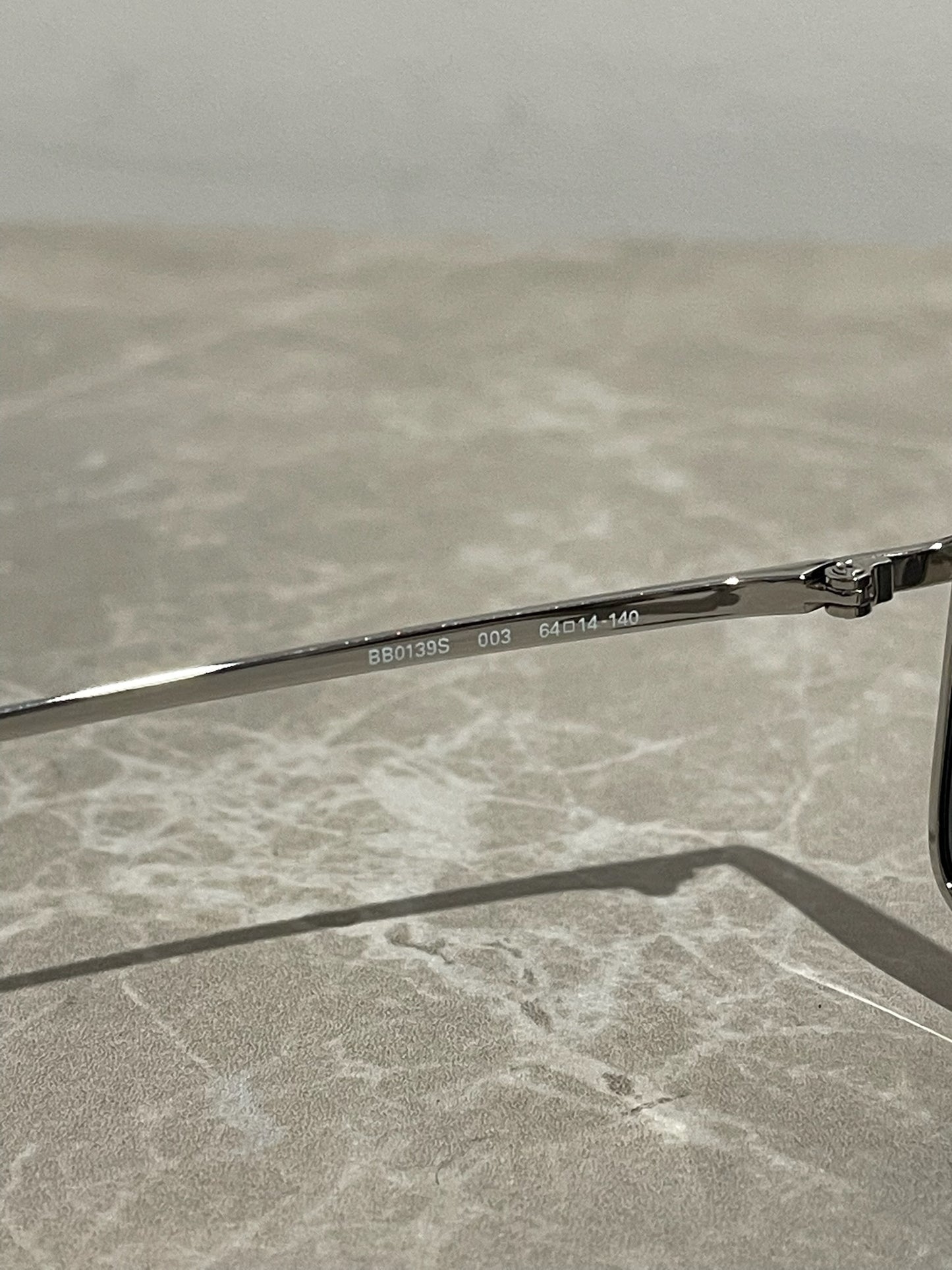 Lunettes de soleil Balenciaga argent
