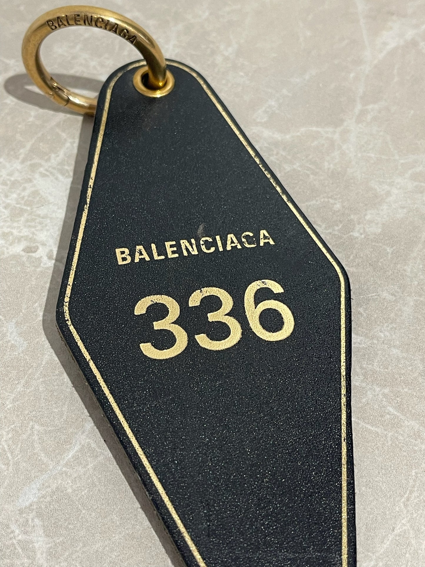 Porte-clefs Balenciaga noir