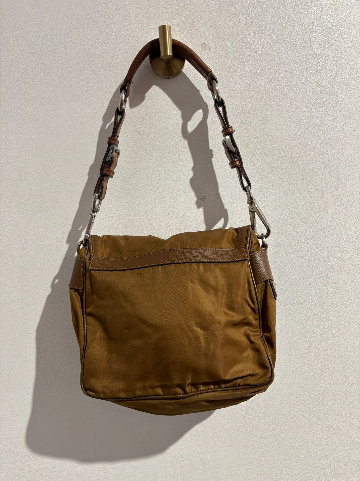 Sac Prada nylon ocre