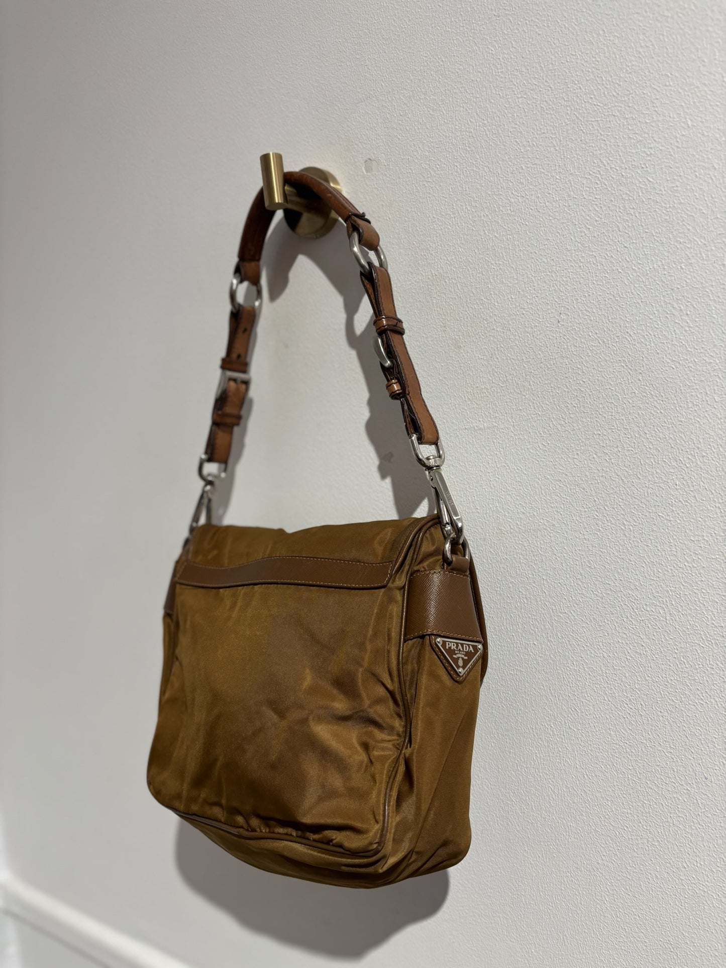 Sac Prada nylon ocre