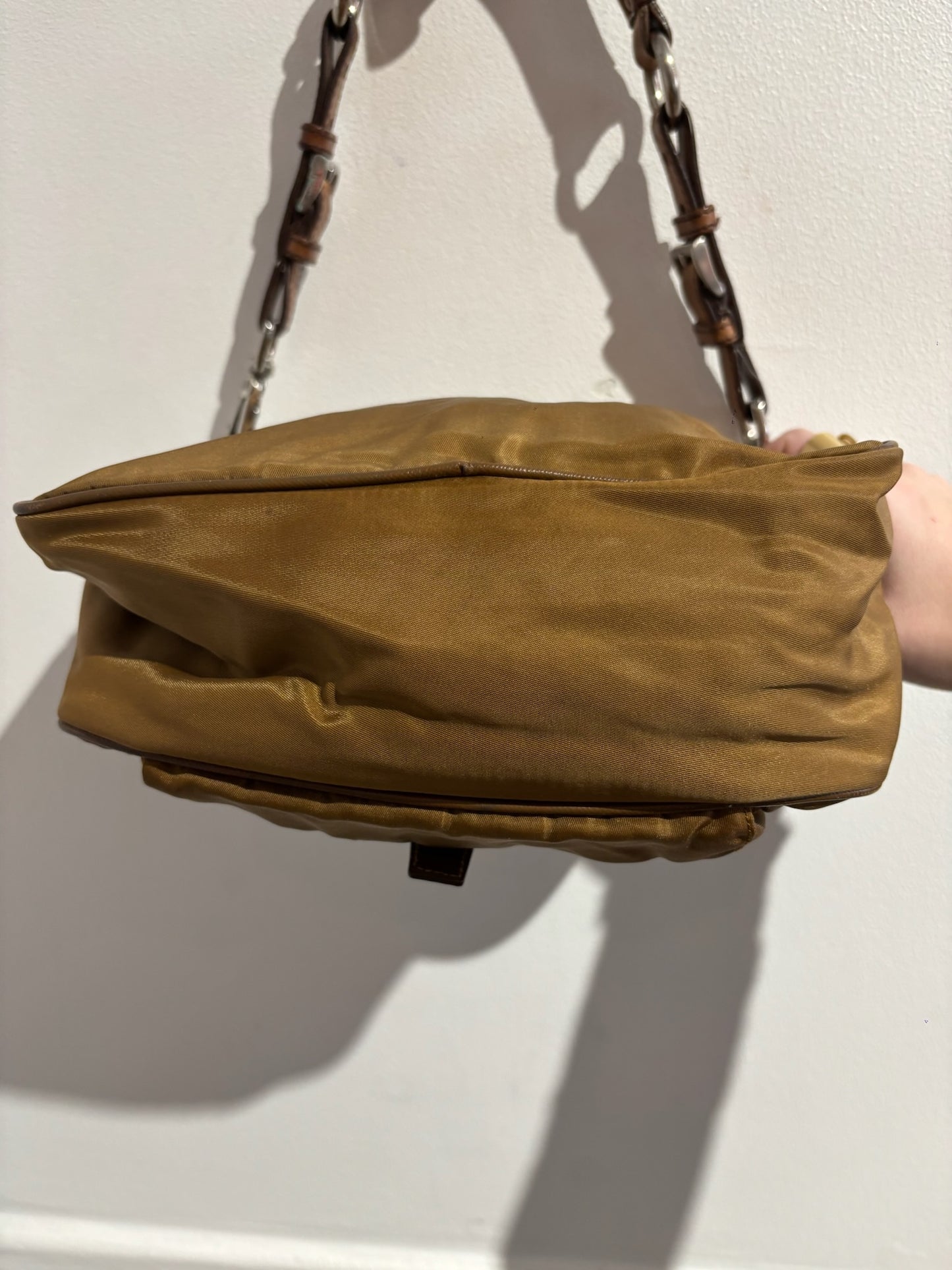 Sac Prada nylon ocre