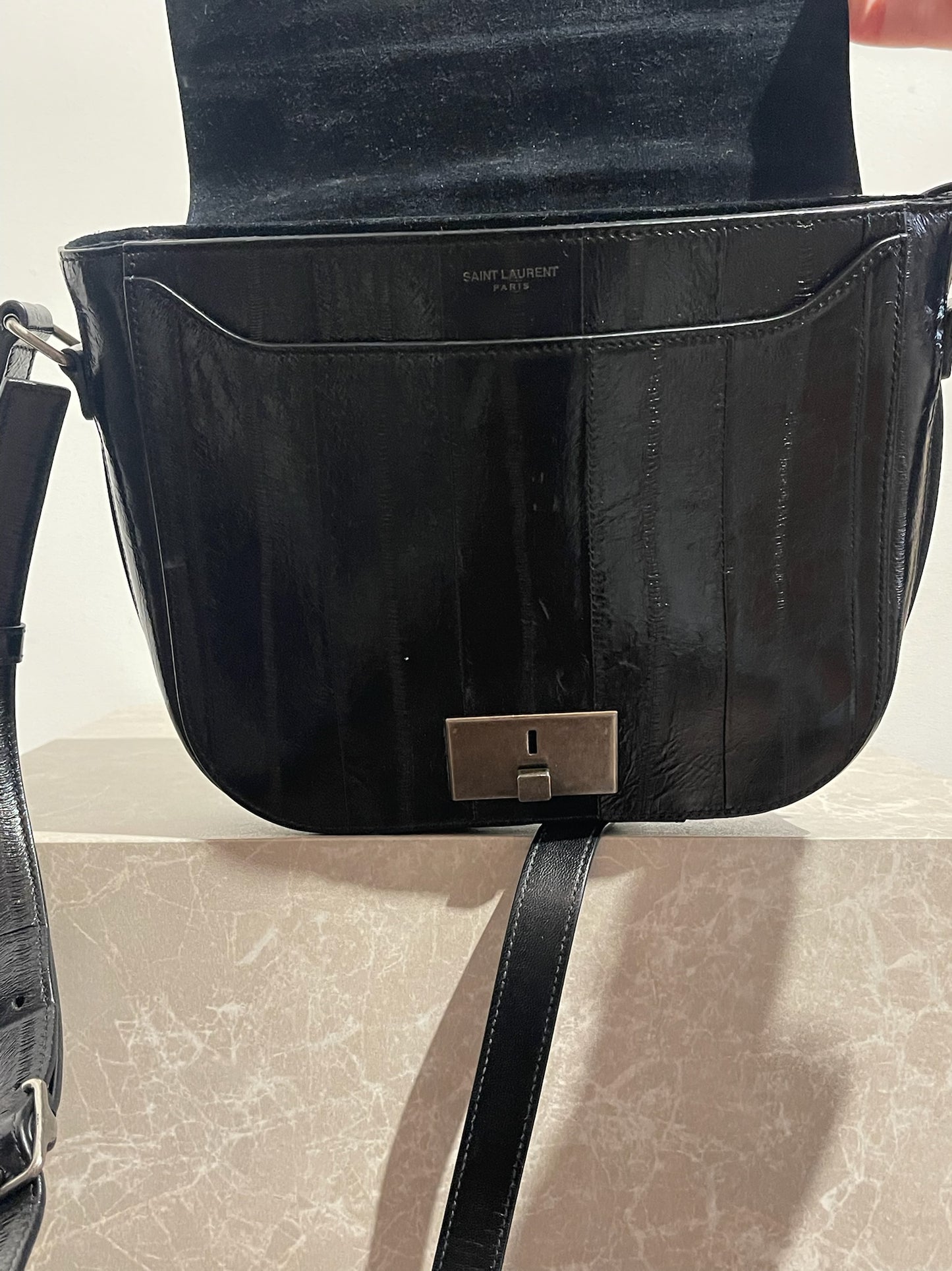 Sac Saint Laurent noir Betty Satchel
