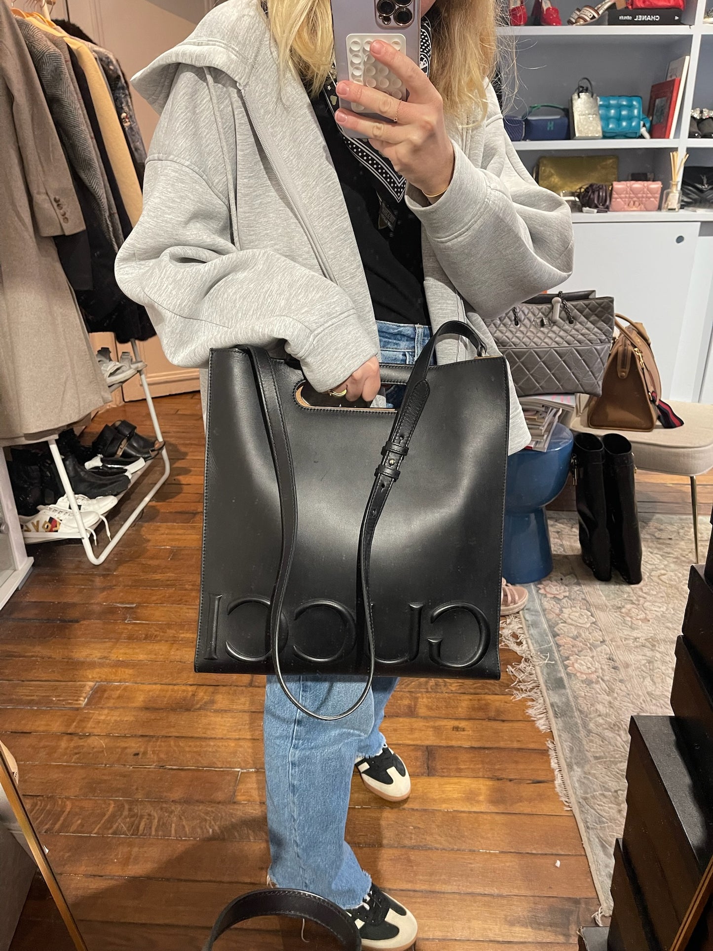 Sac Gucci Cabas noir