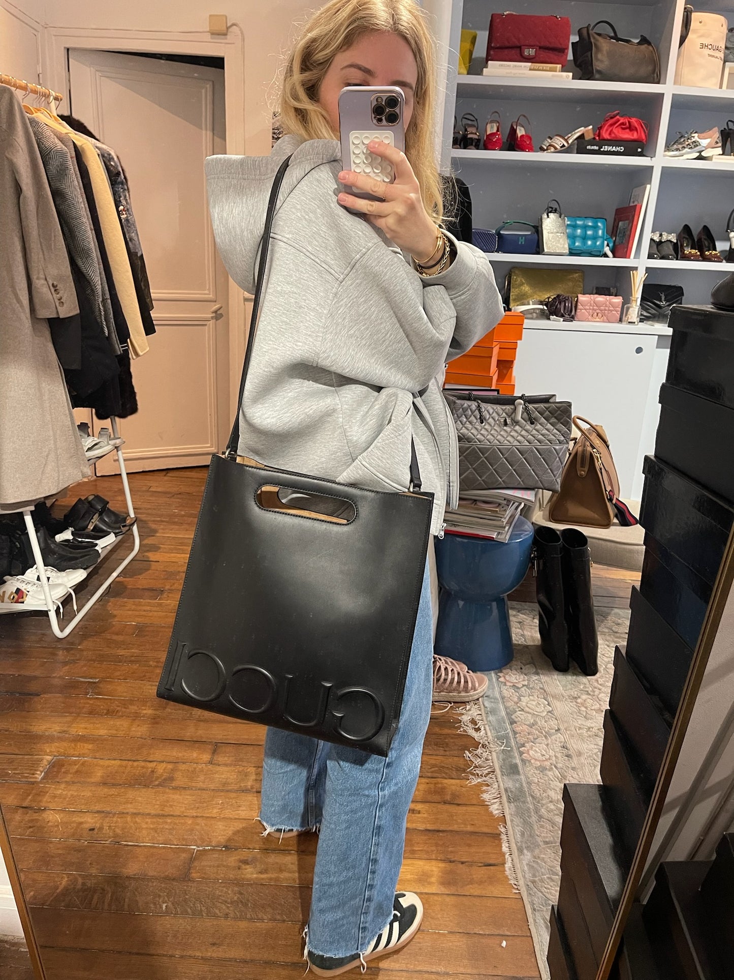 Sac Gucci Cabas noir