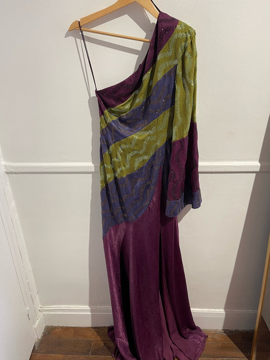 Robe Raisa Vanessa violette T.36 Neuve