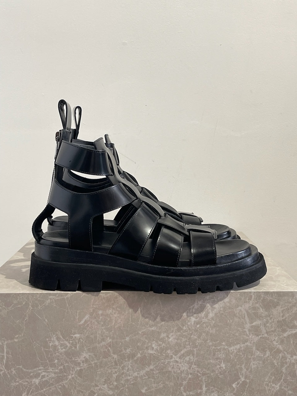 Sandales Bottega Veneta noires T.40