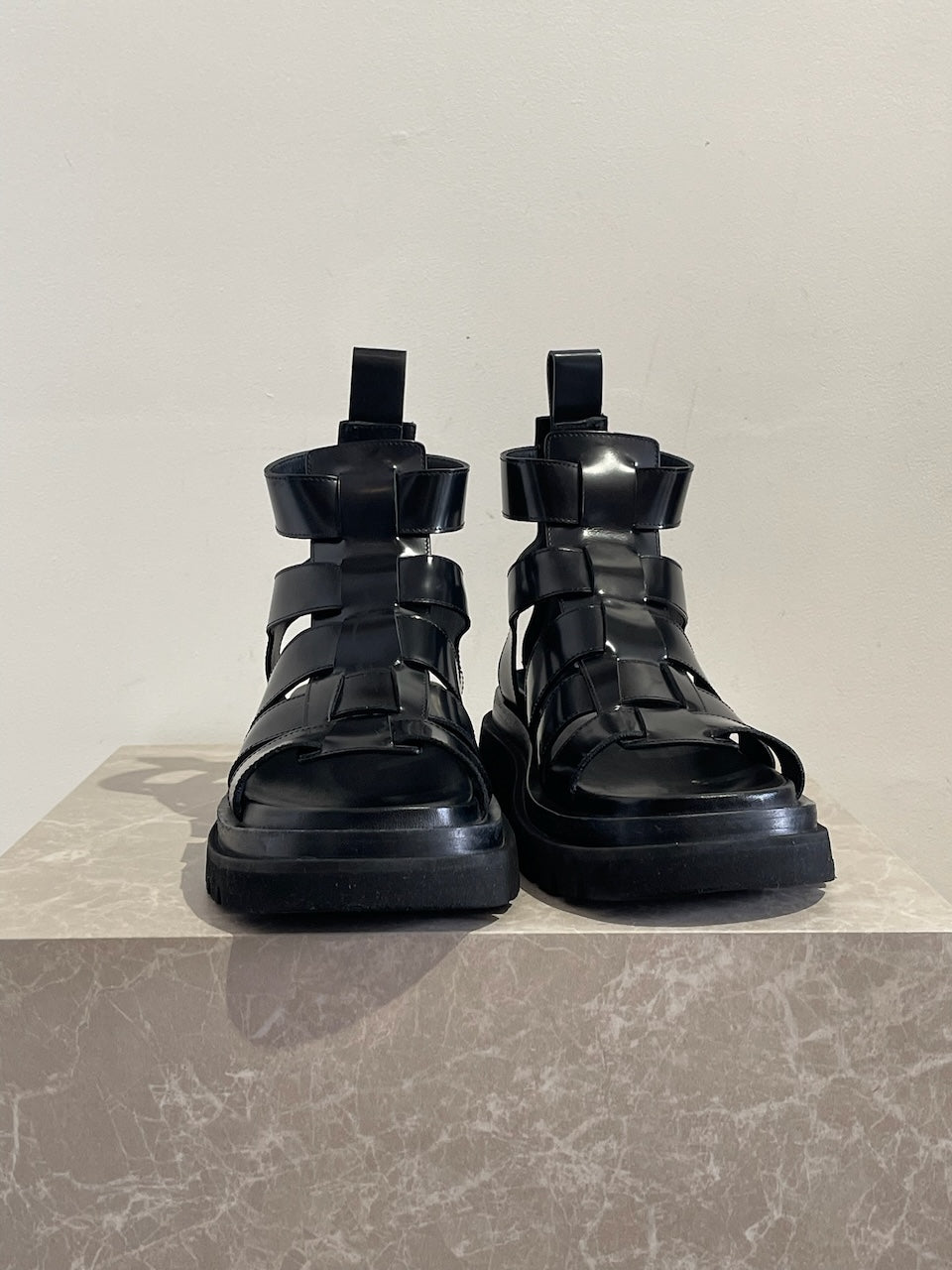Sandales Bottega Veneta noires T.40