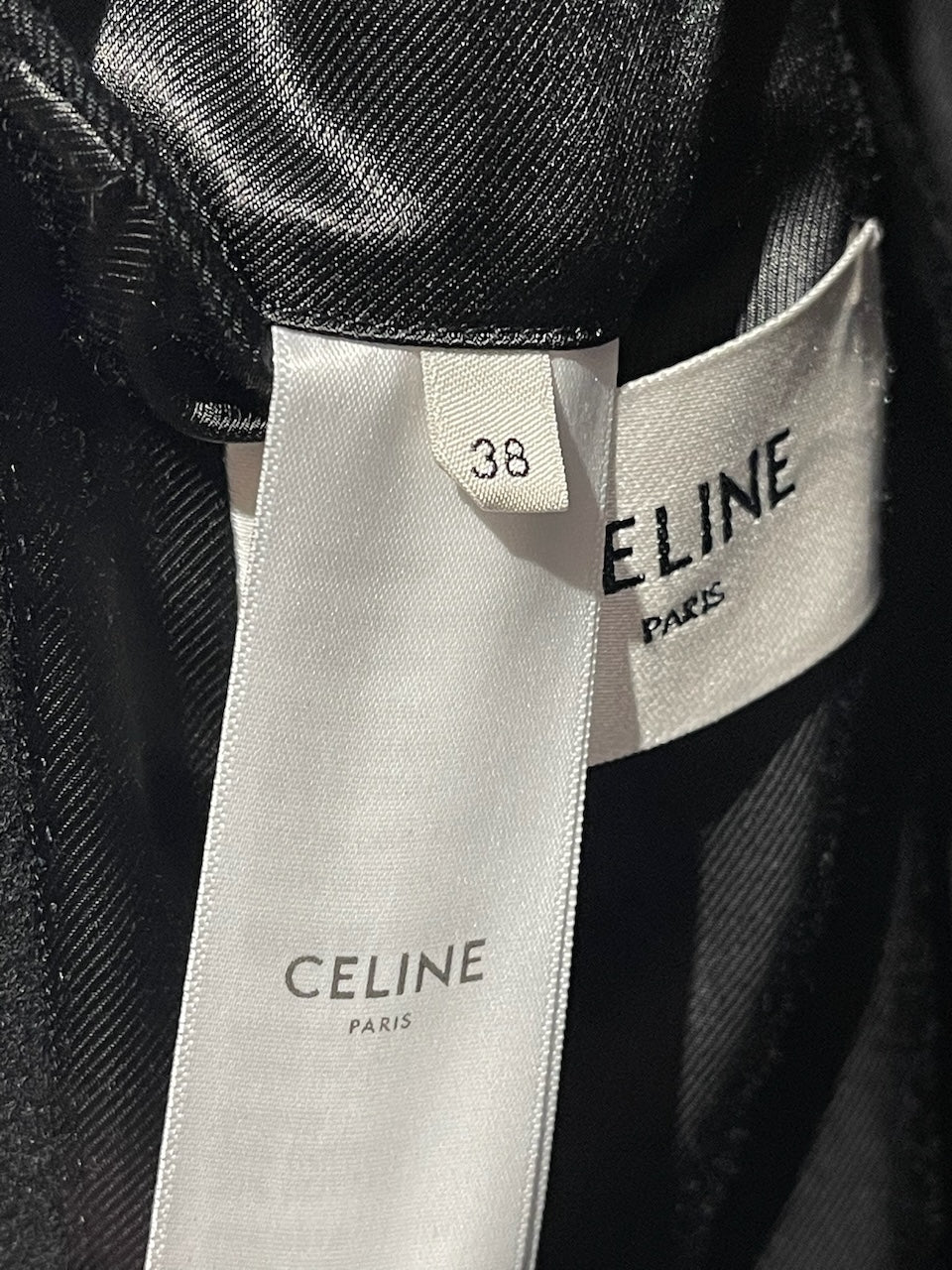 Manteau Celine noir T.38