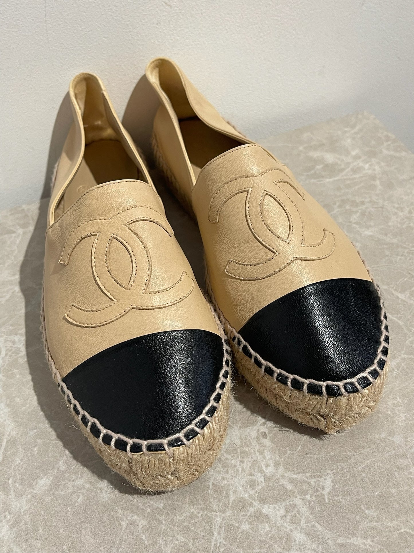 Espadrilles Chanel beige T.38
