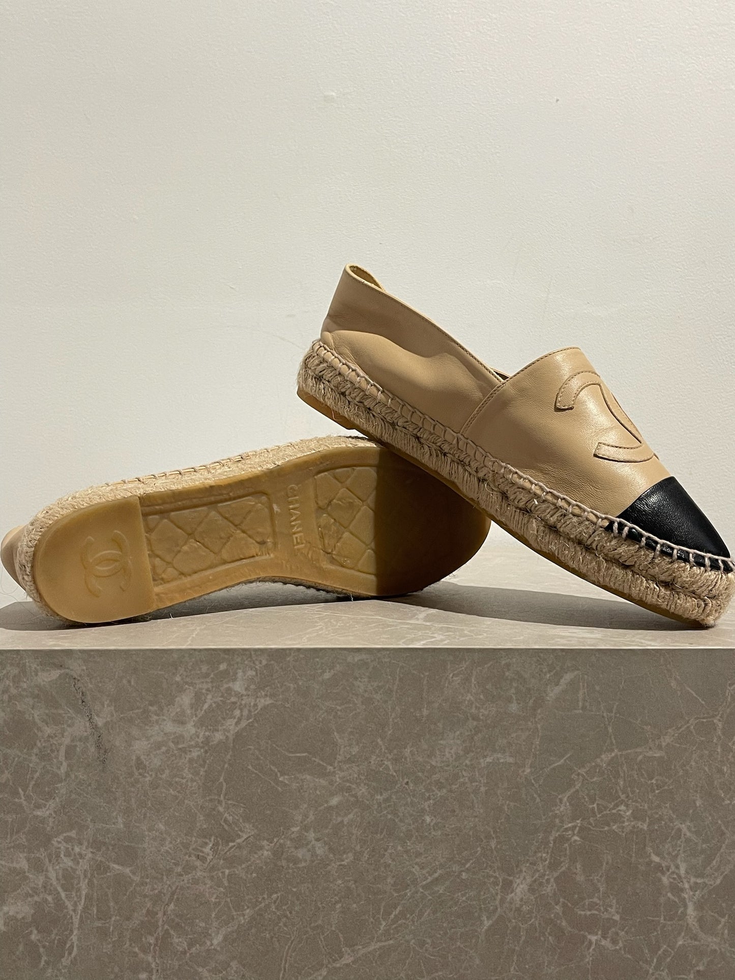Espadrilles Chanel beige T.38