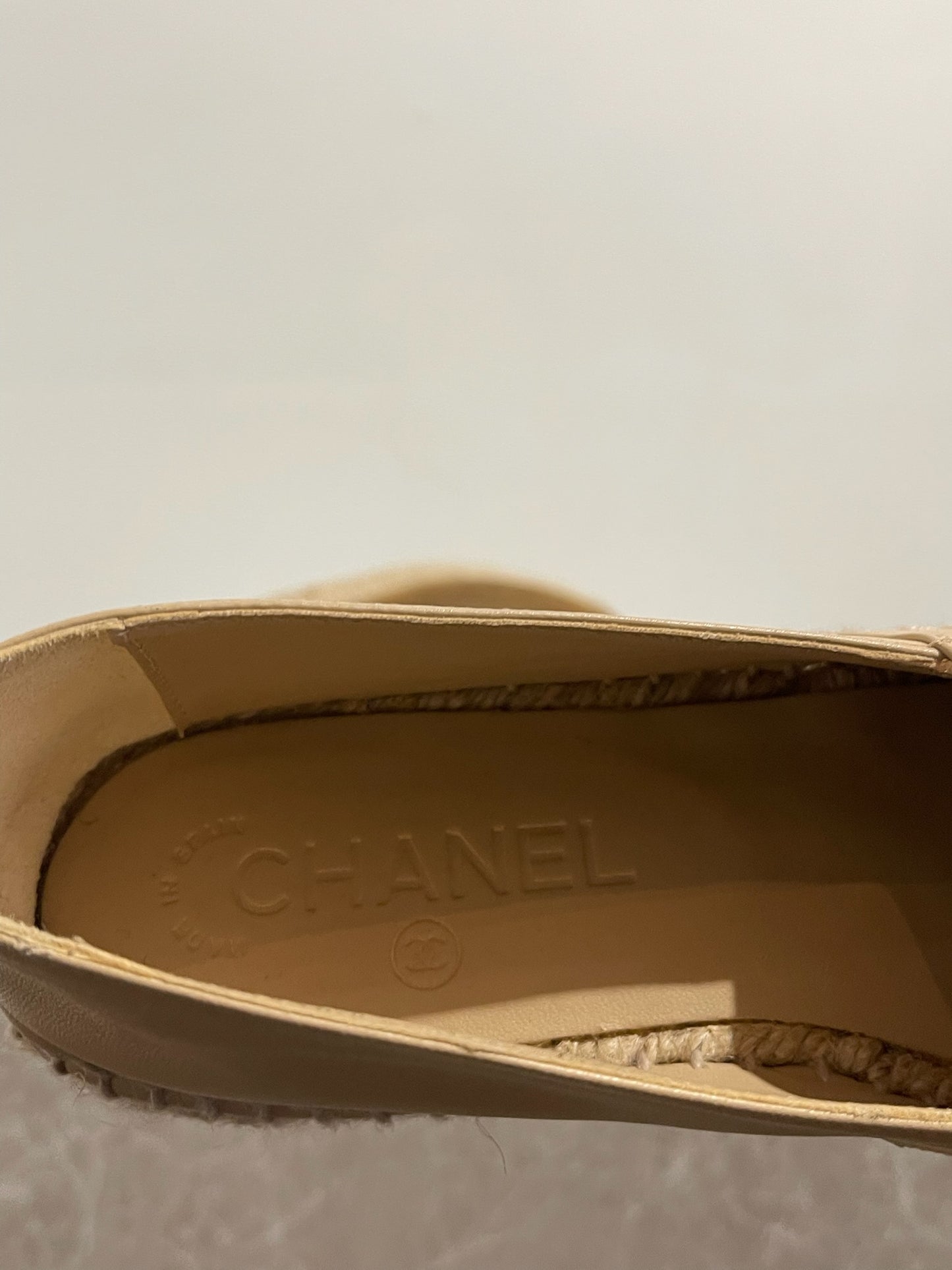 Espadrilles Chanel beige T.38