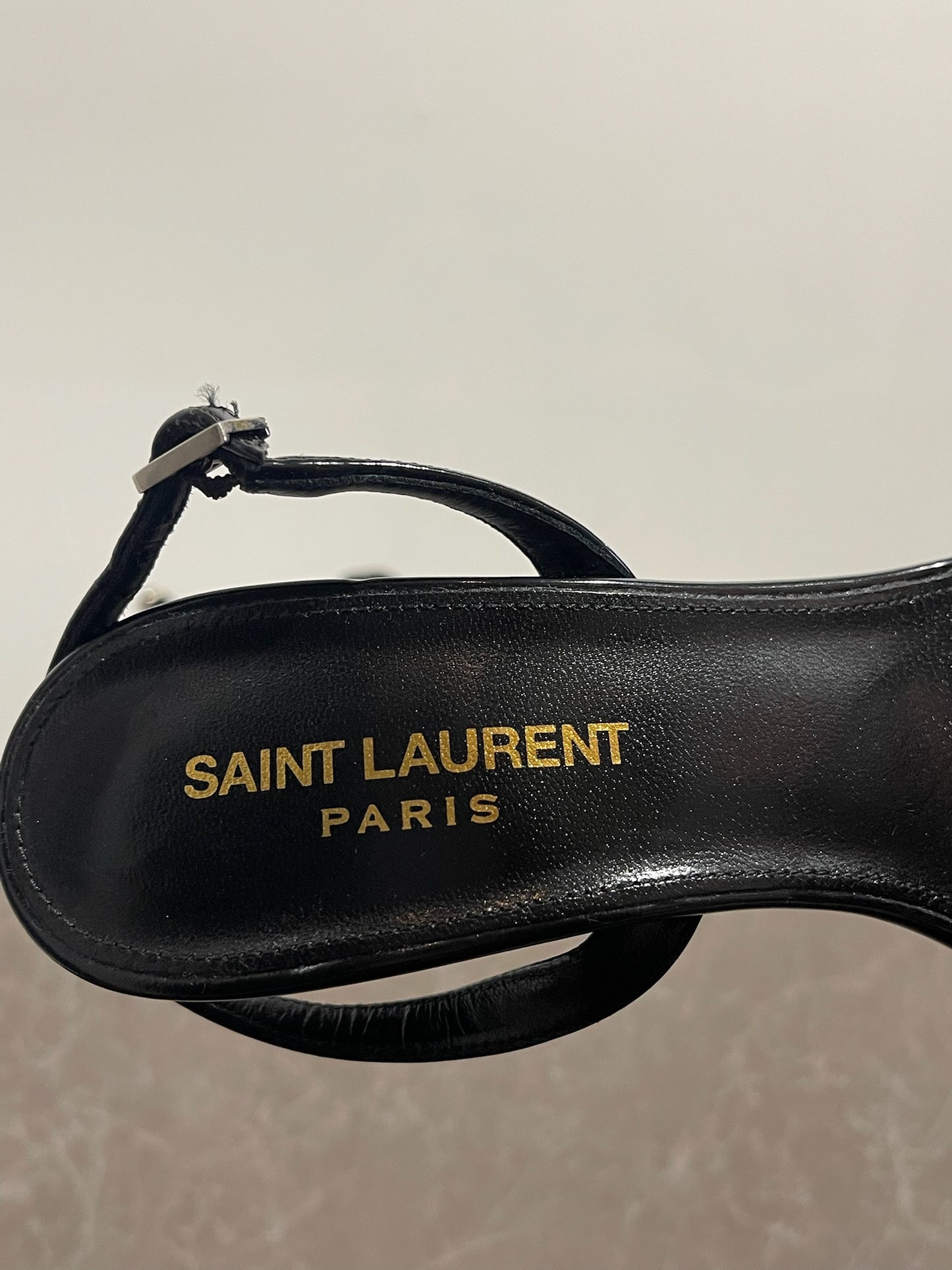 Sandales Saint Laurent Opyum T.36,5