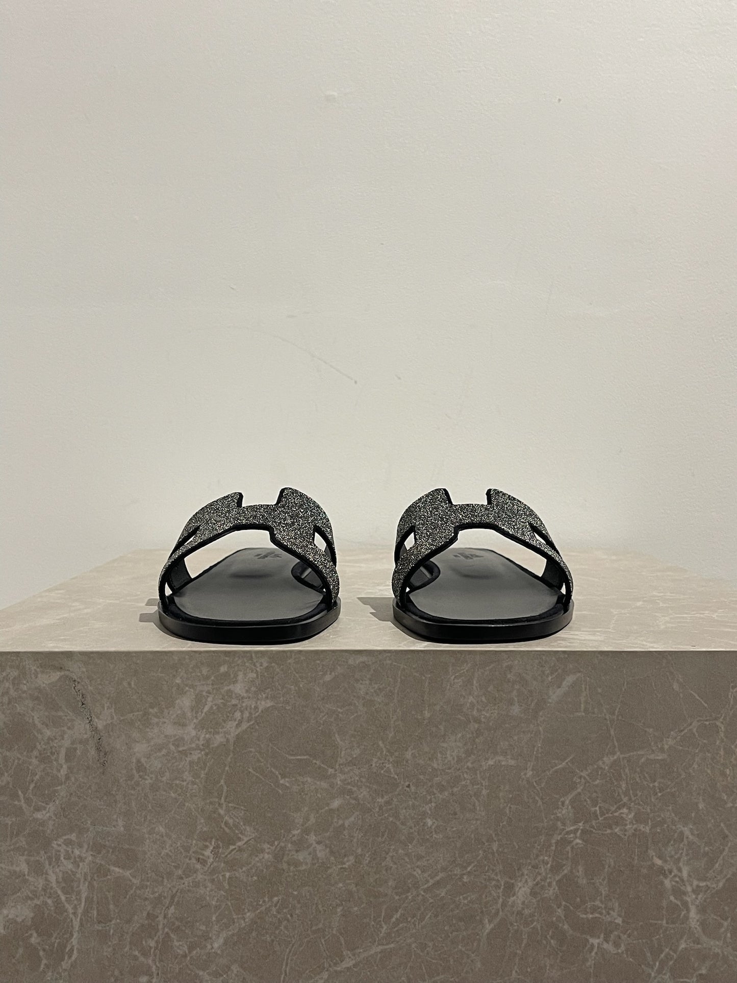 Sandales Hermès Oran Swarovski T.37.5
