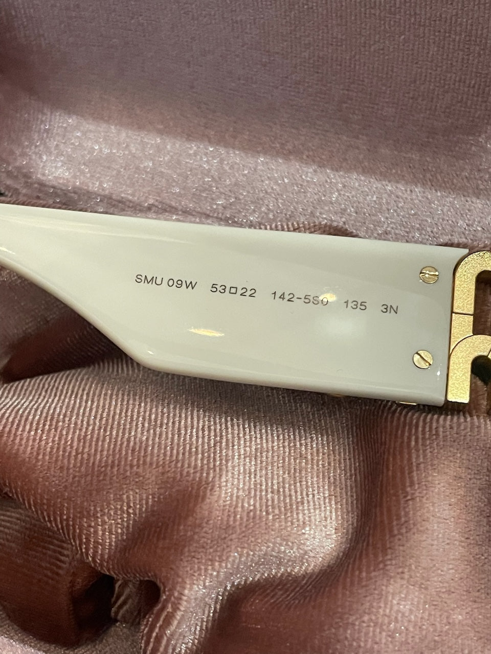 Lunettes Miu Miu blanches