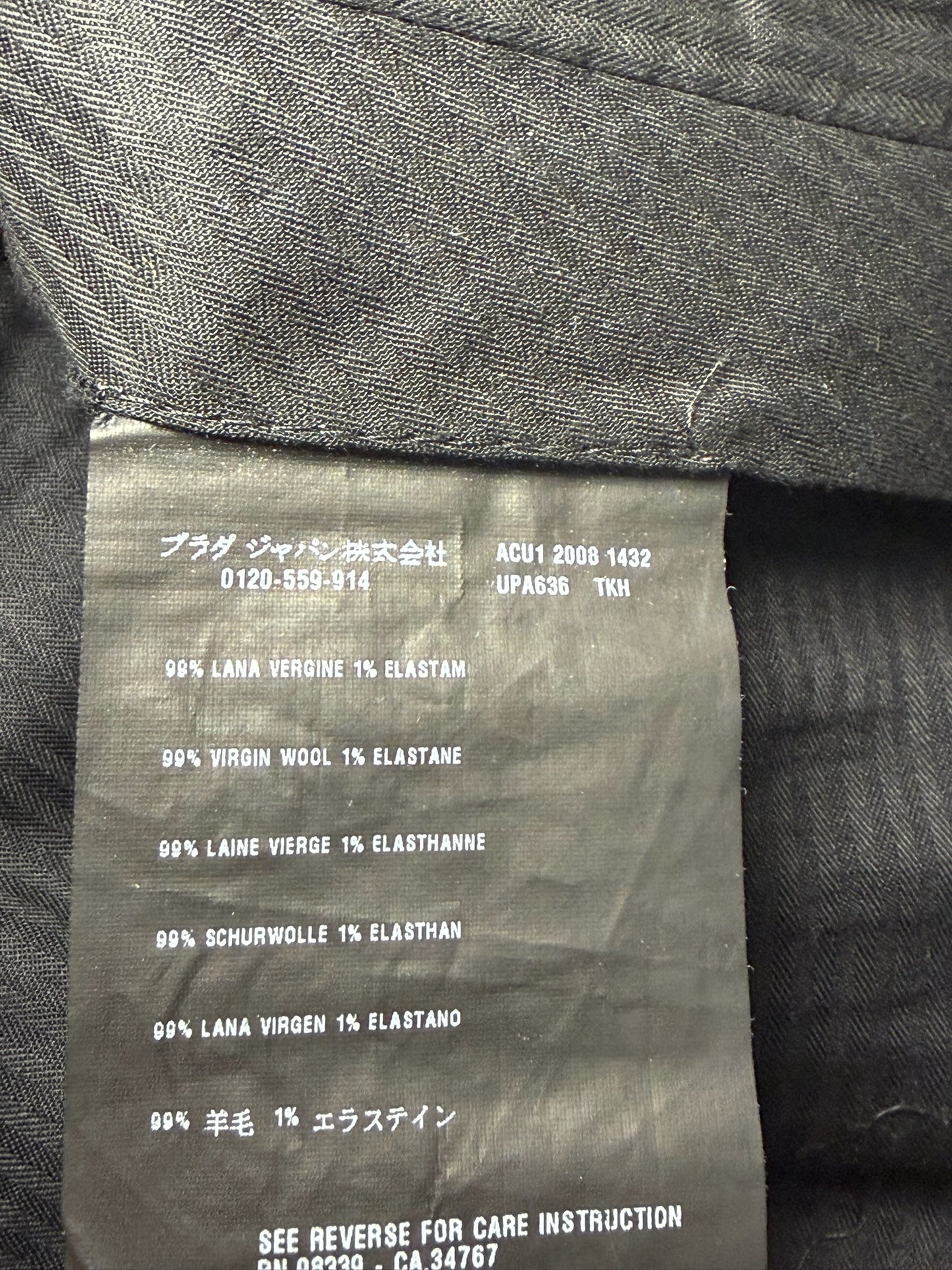 Pantalon Prada noir T.48