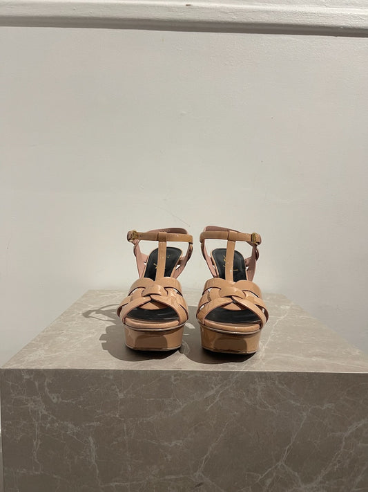 Sandales Saint Laurent Tribute T.37