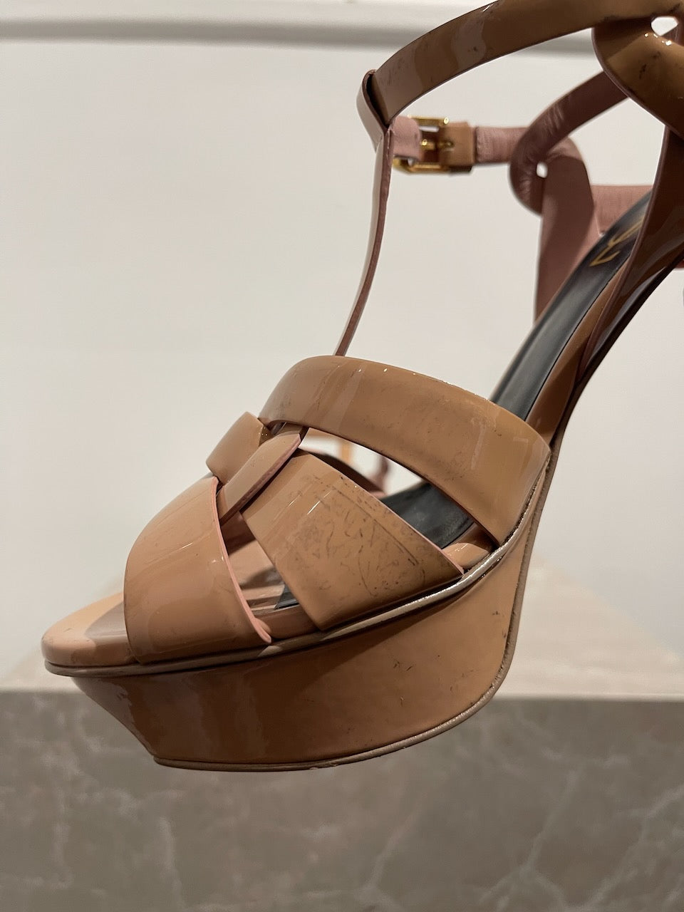 Sandales Saint Laurent Tribute T.37