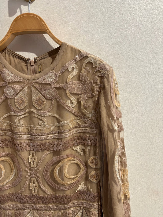 Robe Elie Saab beige T.44