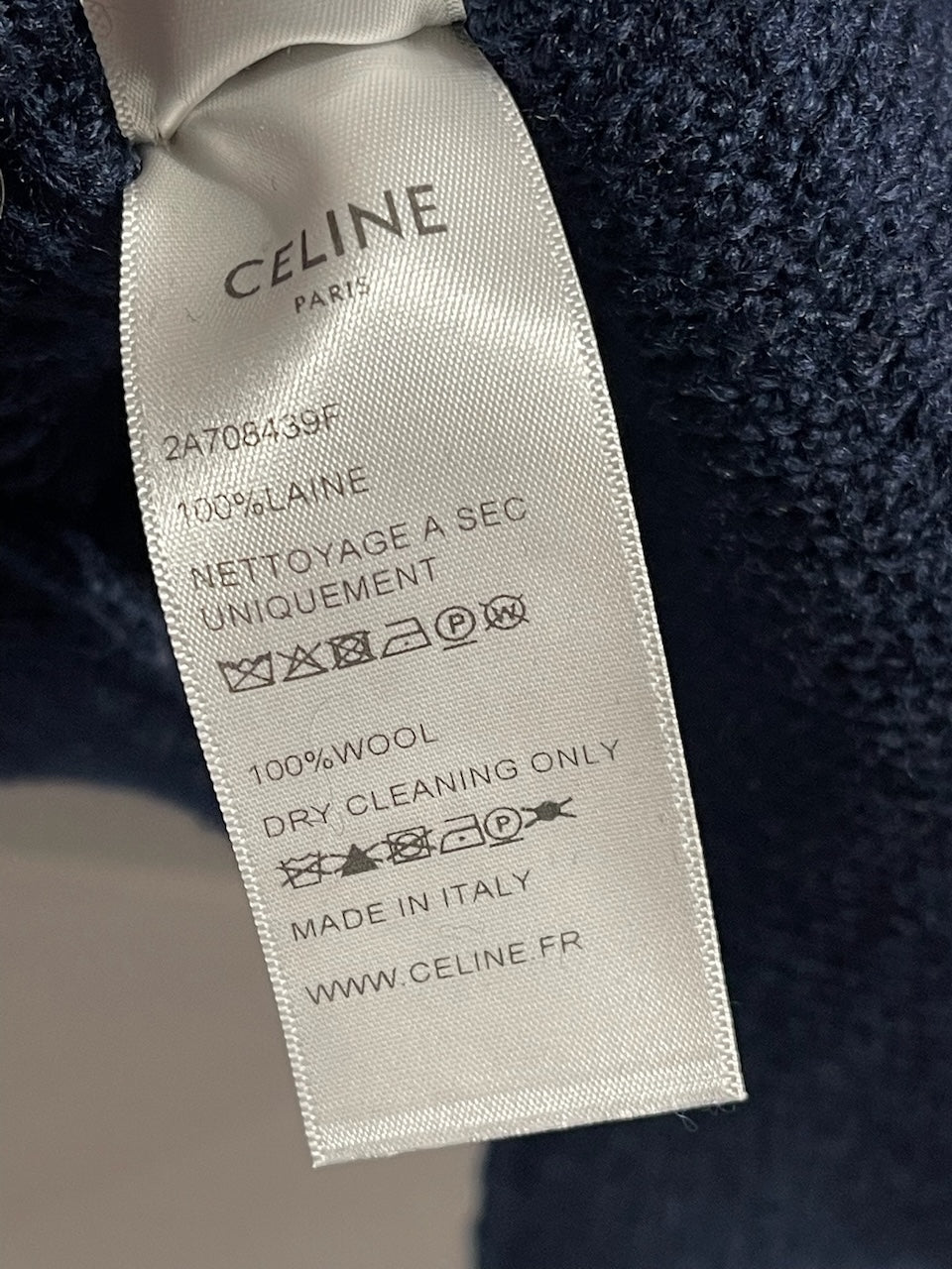 Pull Celine bleu T.S