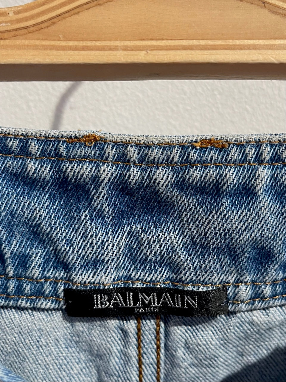 Jeans Balmain bleu T.36
