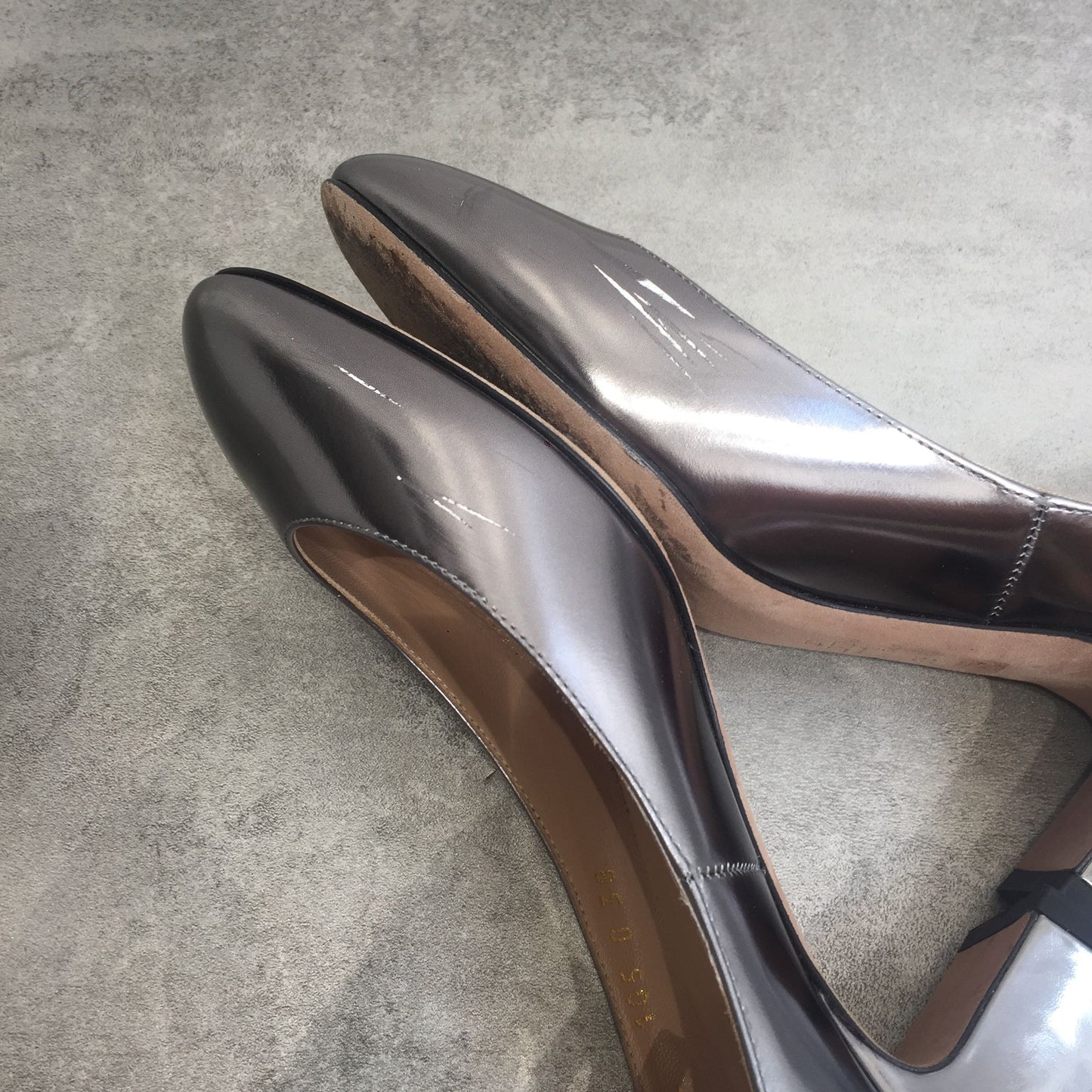 Escarpins Valentino argents T.38