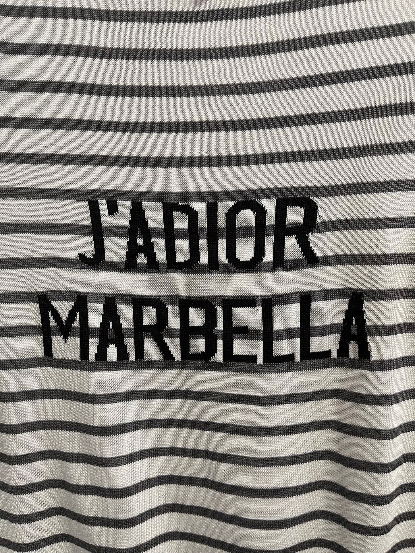 Pull Dior rayé T.34 NEUF