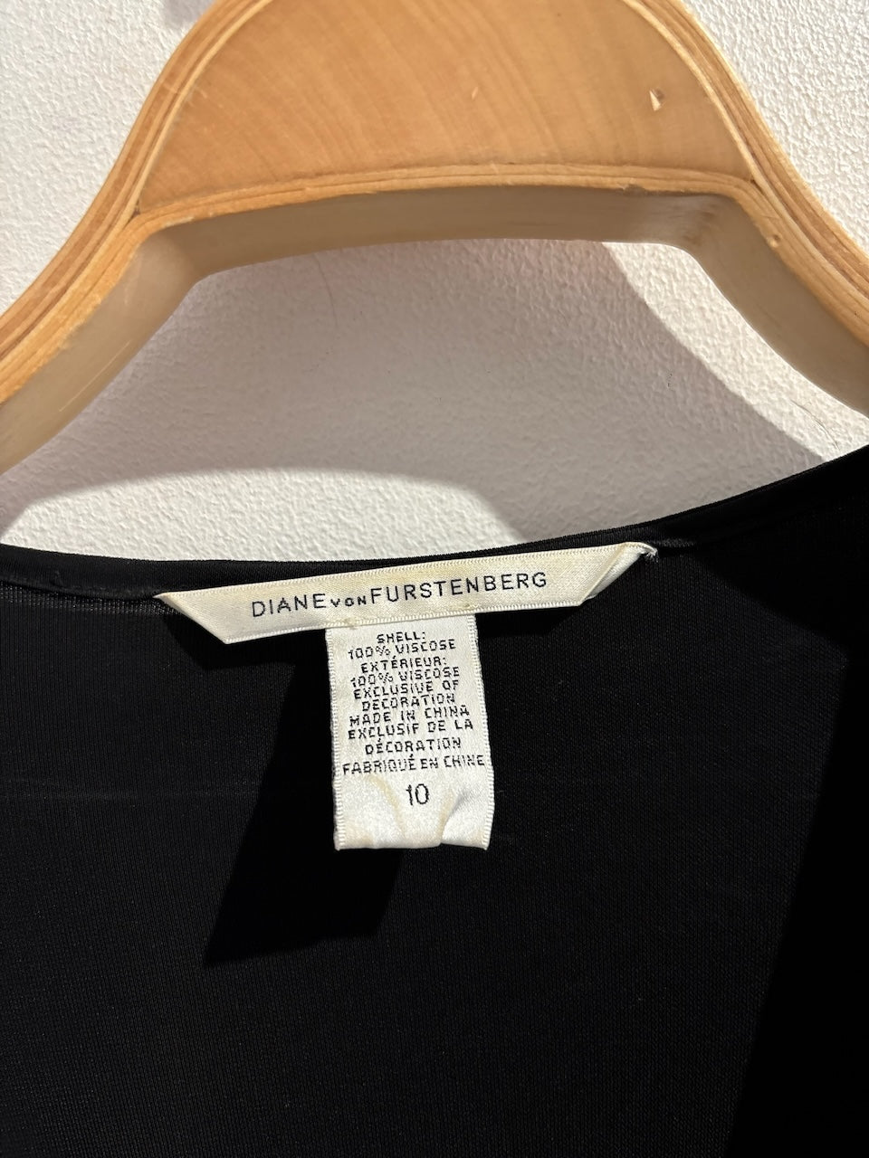 Robe Diane Von Furstenberg noire T.42