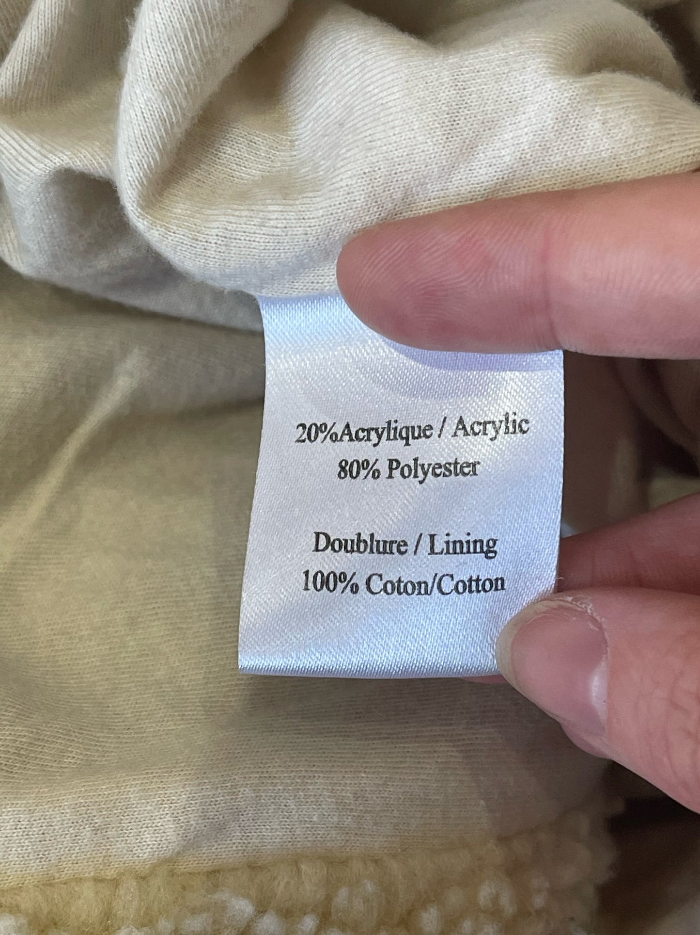 Manteau Mes Demoiselles beige T.1