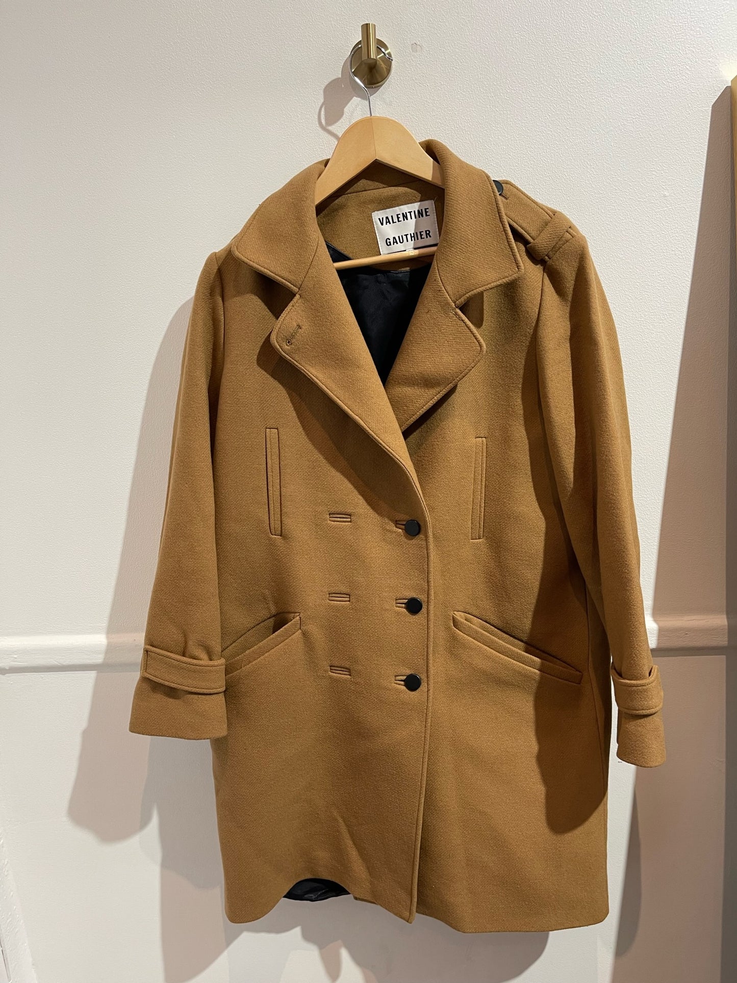 Manteau Valentine Gauthier camel T.38