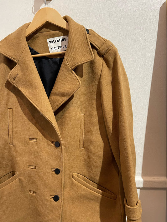 Manteau Valentine Gauthier camel T.38