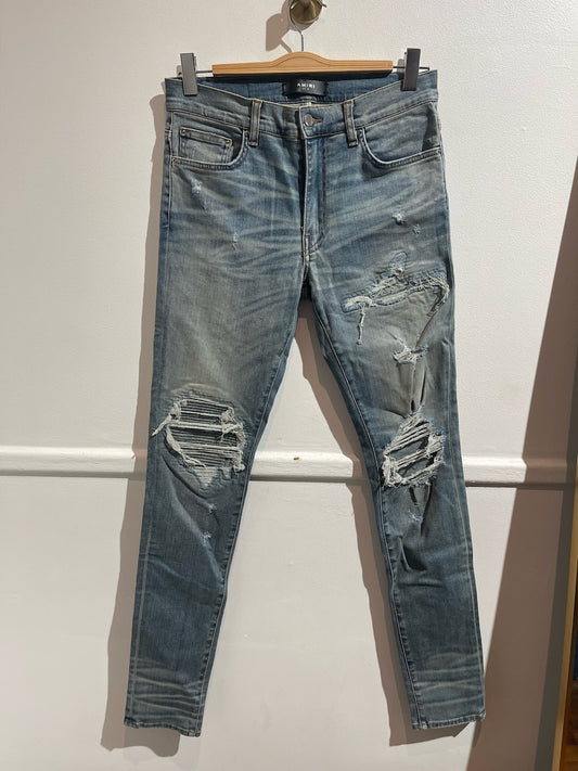 Jeans Amiri bleu T.40