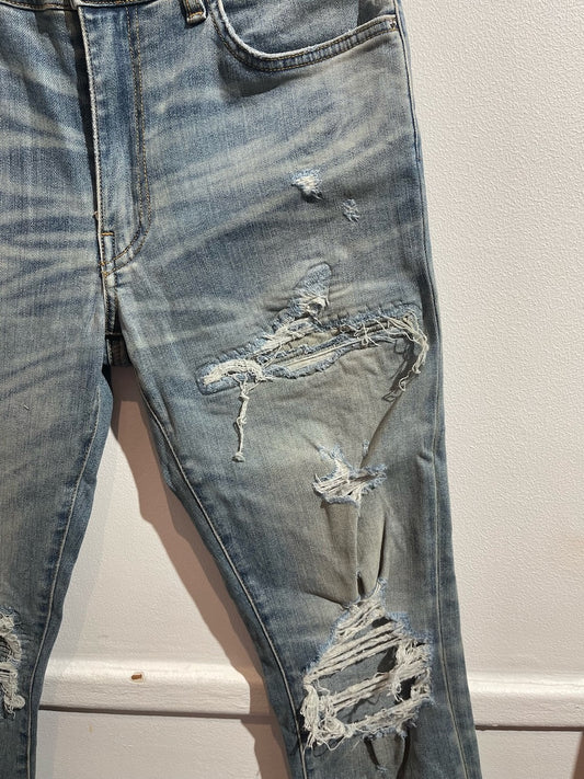 Jeans Amiri bleu T.40