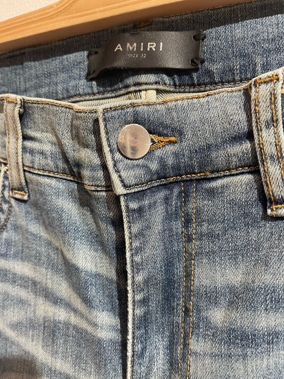 Jeans Amiri bleu T.40