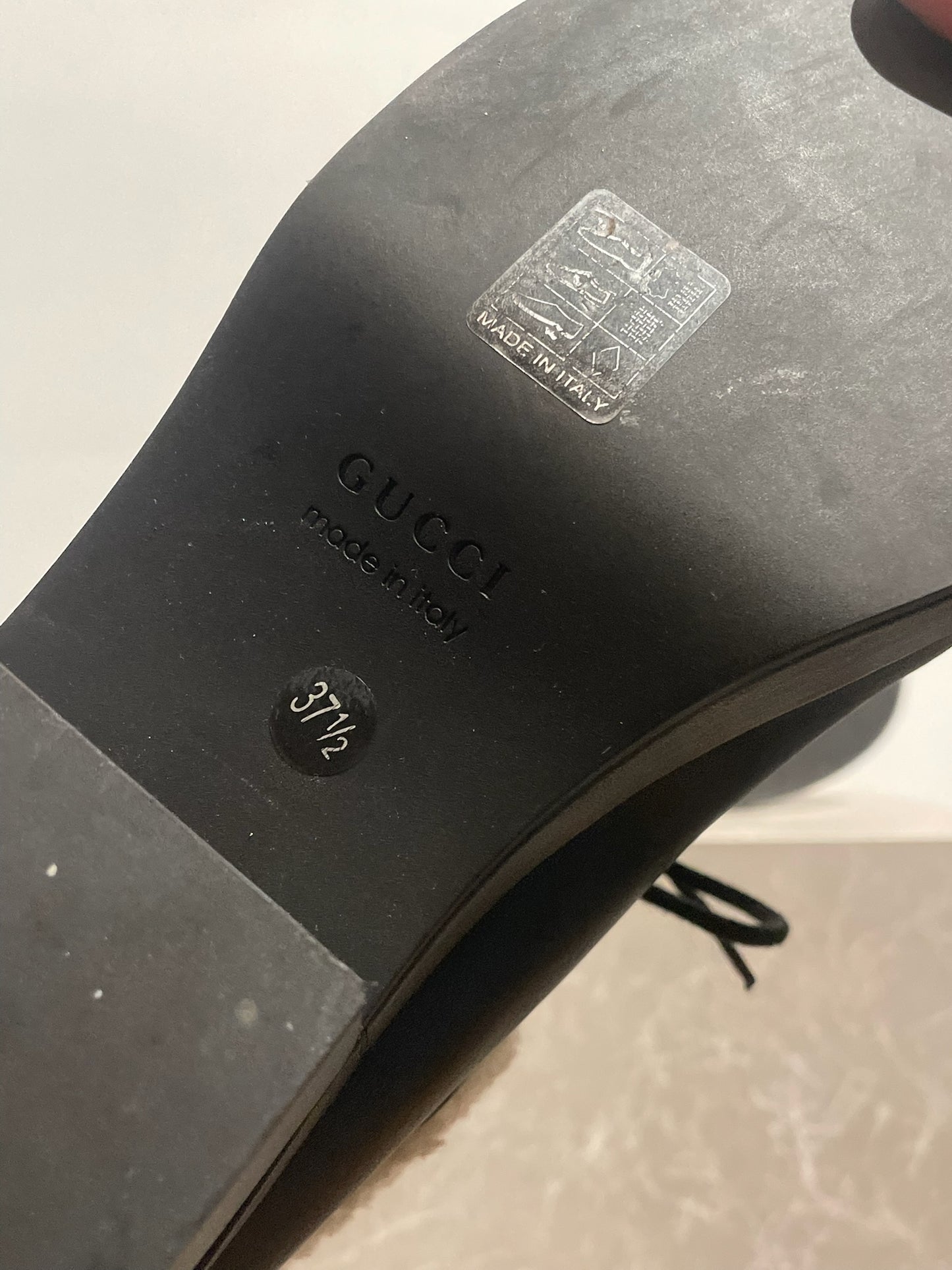 Boots Gucci noires T.37,5