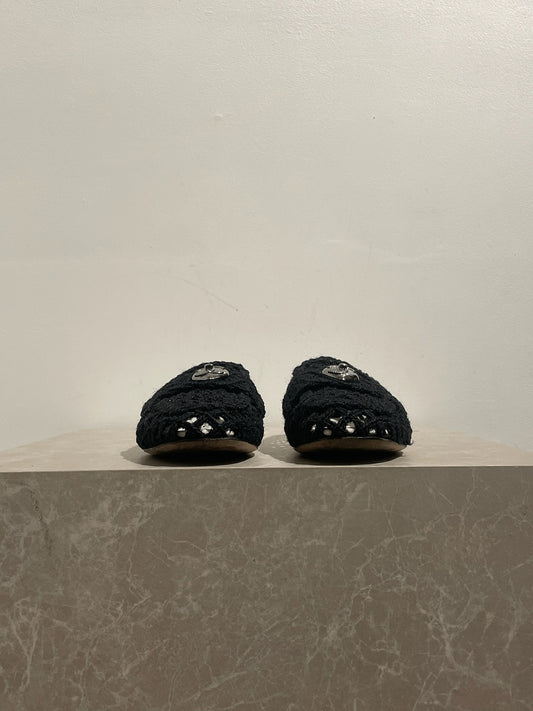 Mocassins Chanel noirs T.37