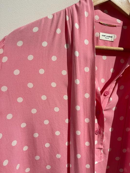 Blouse Saint Laurent rose T.38