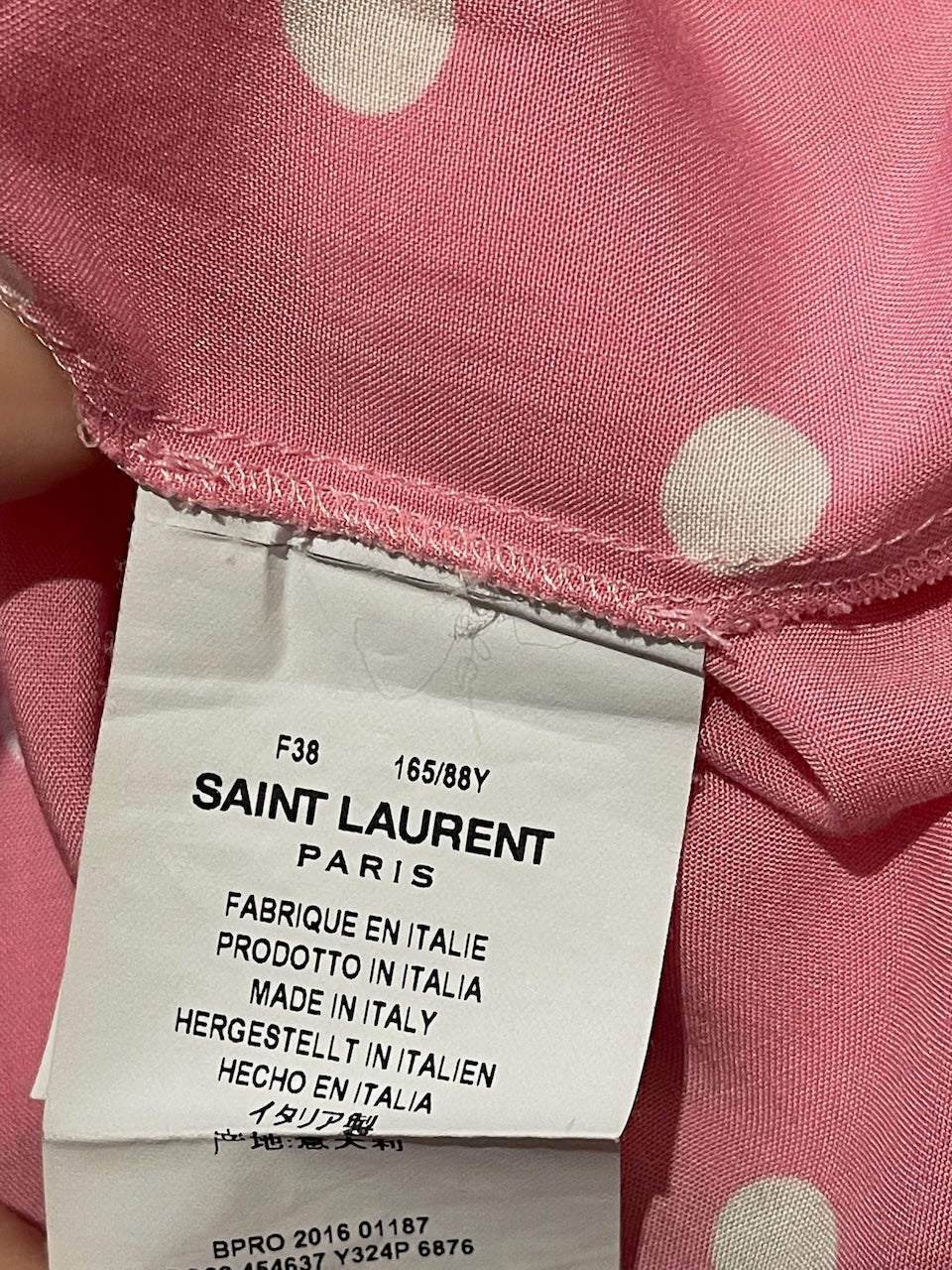 Blouse Saint Laurent rose T.38