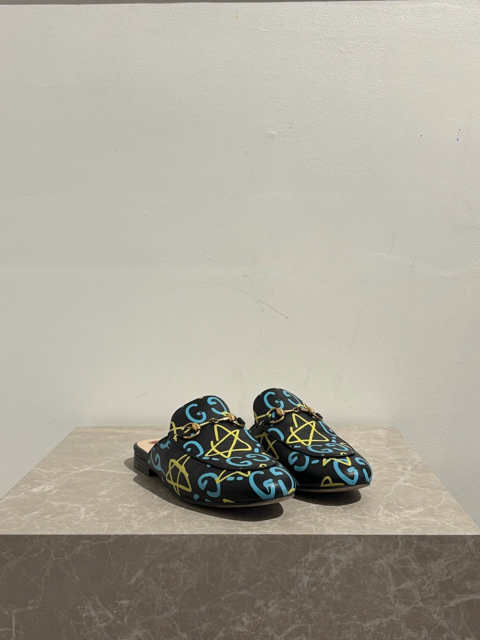 Mules Gucci Princetown Graffiti T.36,5