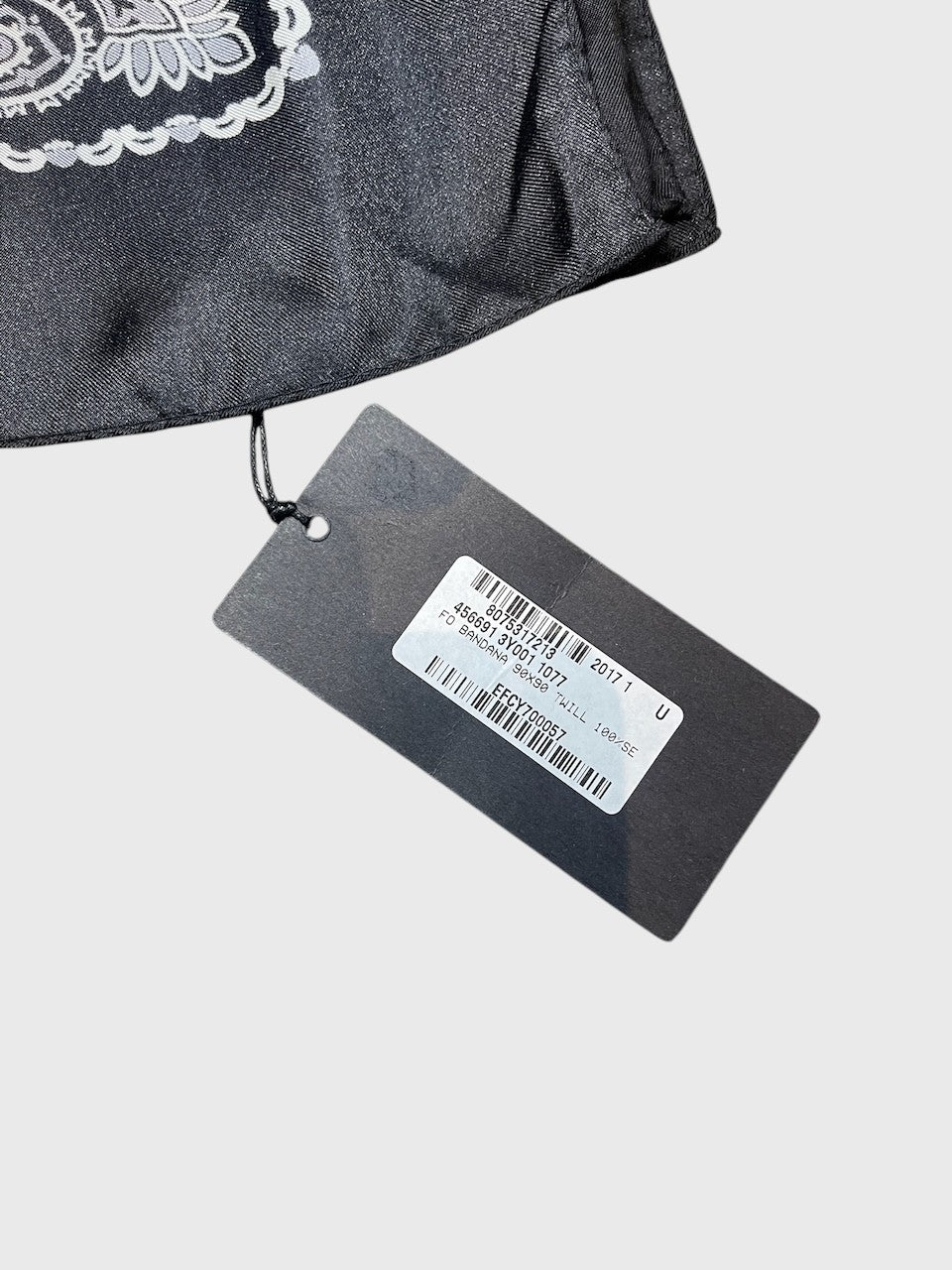 Foulard Saint Laurent bandana noir