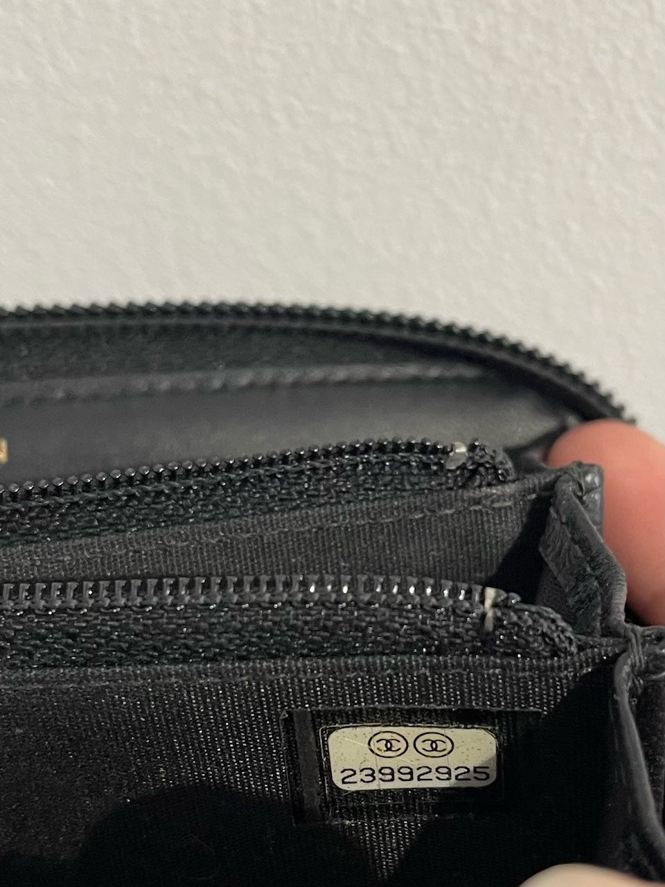 Portefeuille Chanel Boy noir