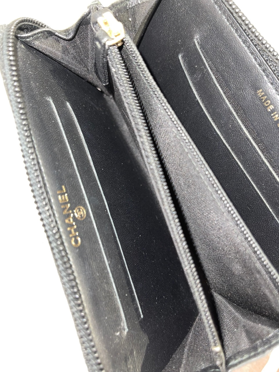 Portefeuille Chanel Boy noir