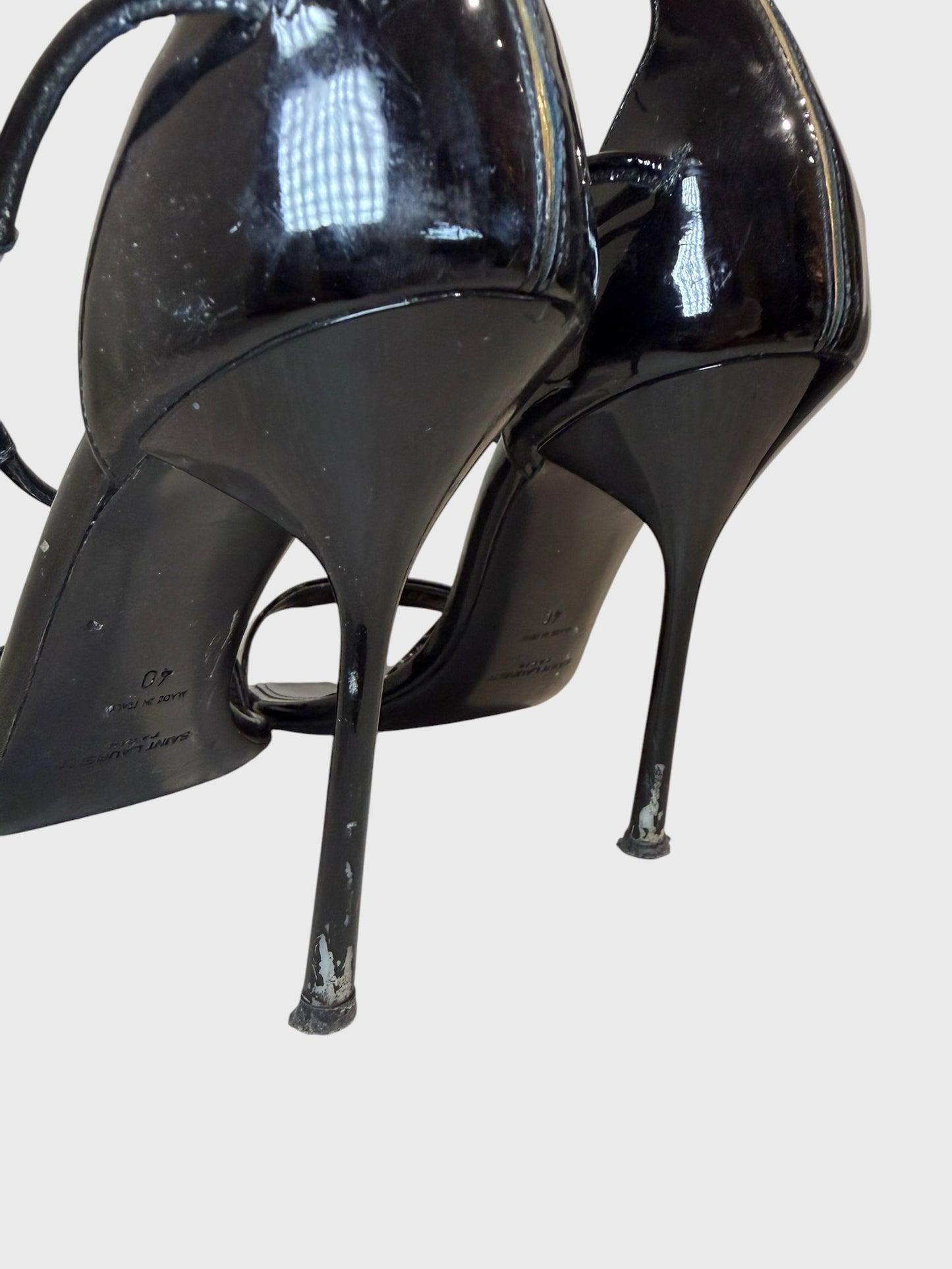 Sandales Saint Laurent noires T.40