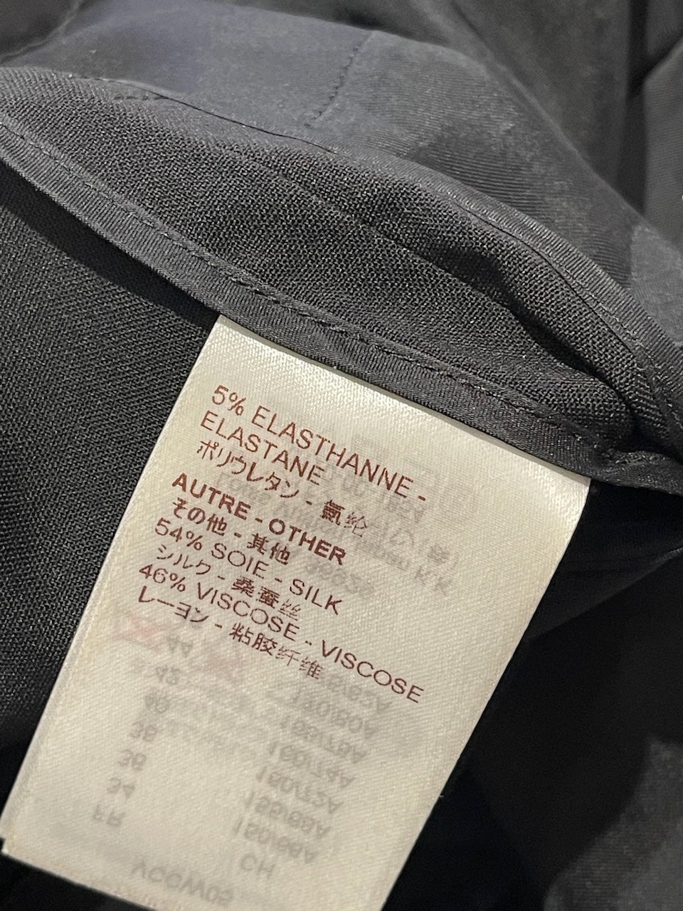 Pantalon Louis Vuitton noir T.36
