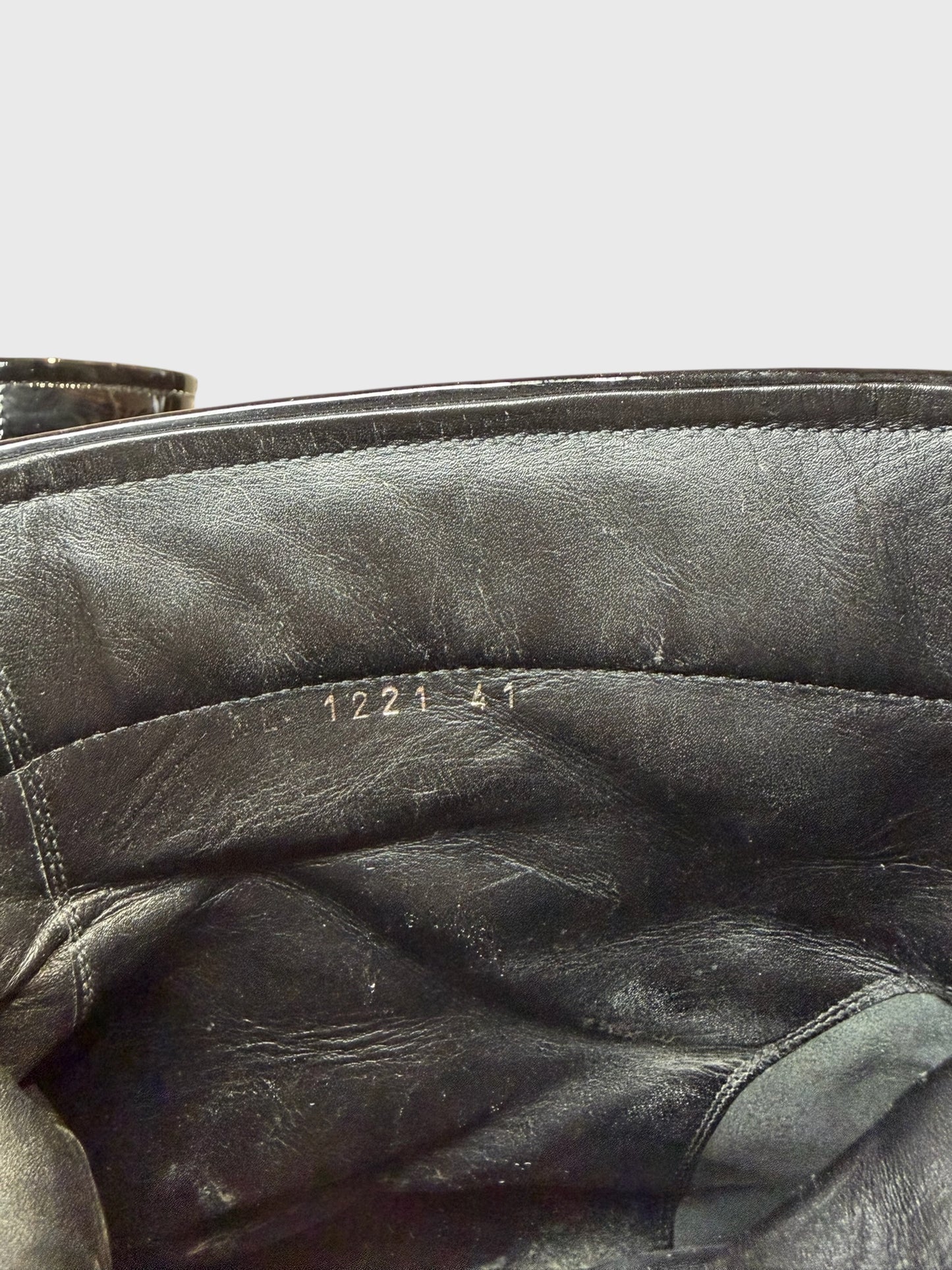 Bottines Louis Vuitton noires T.41